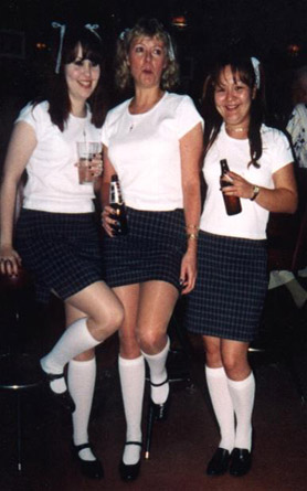 The Cute Little Schoolgirls