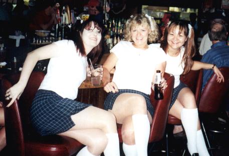 The Cute Little Schoolgirls