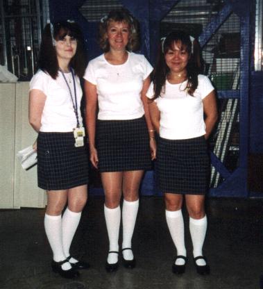 The Cute Little Schoolgirls